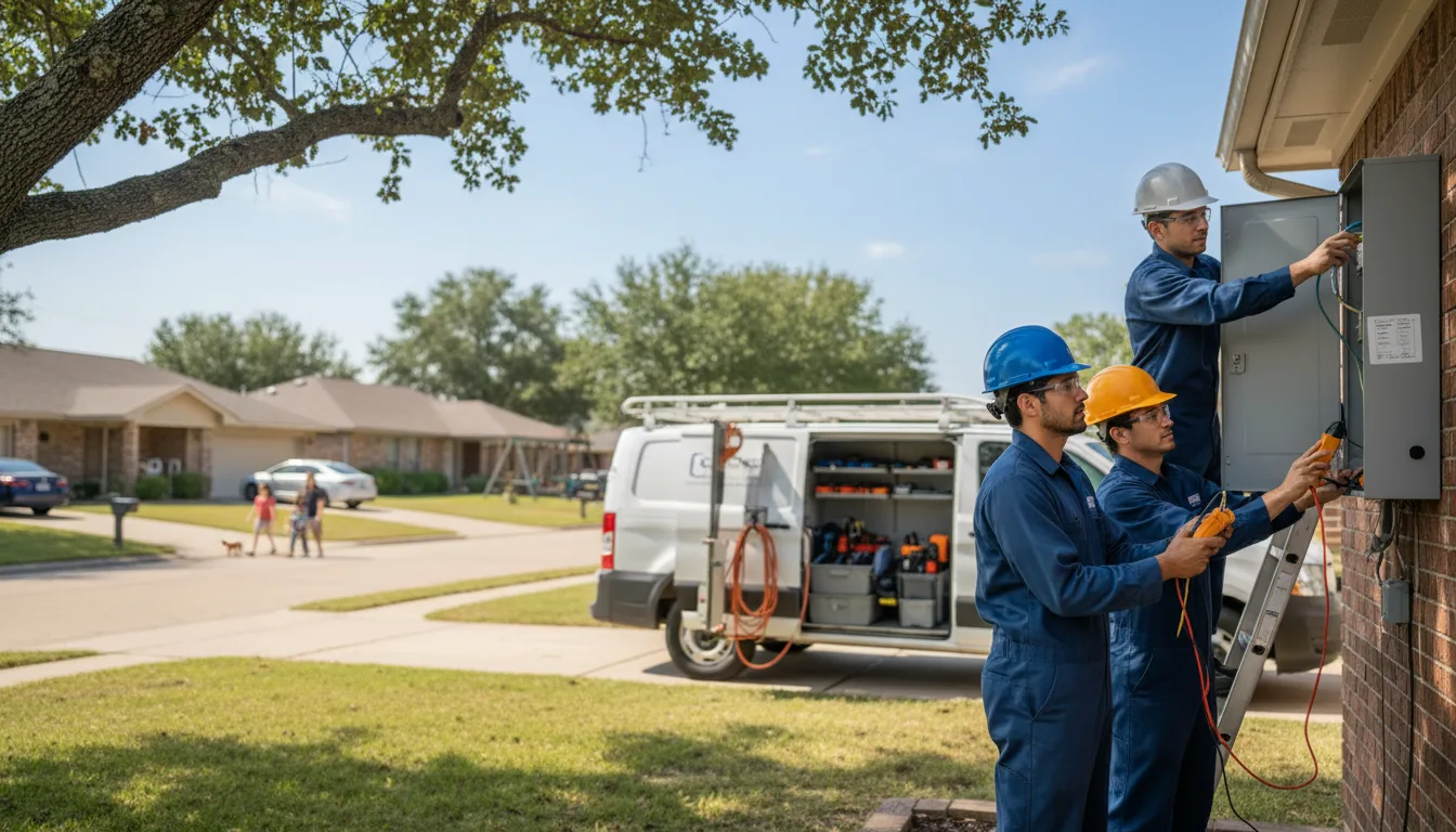 Certified electrician providing emergency electrical services in Goessel, KS
